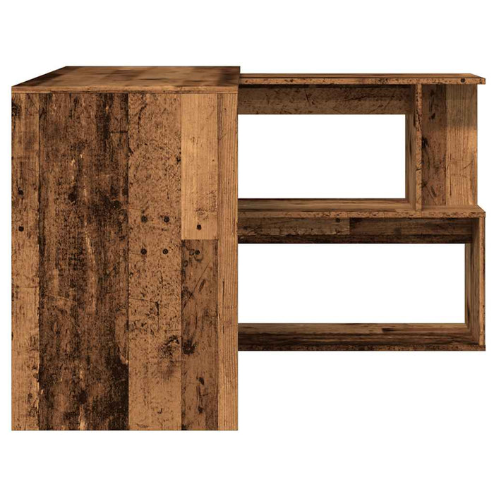 Birou de colț, lemn vechi, 200,5x50x76 cm, PAL - WALTI WALTI