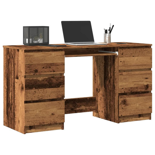 Birou de scris, lemn prelucrat, 140x50x77 cm, lemn prelucrat - WALTI WALTI