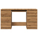 Birou de scris, stejar artizanal, 140x50x77 cm, lemn prelucrat - WALTI WALTI