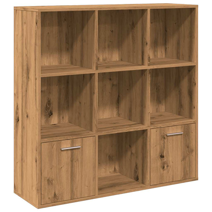 Bibliotecă, stejar artizanal, 98x29x97,5 cm, lemn prelucrat - WALTI WALTI