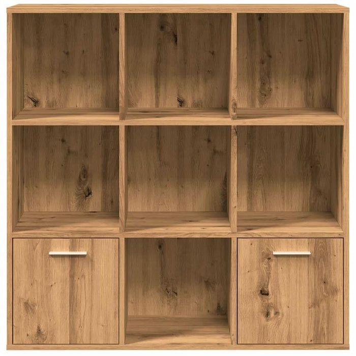 Bibliotecă, stejar artizanal, 98x29x97,5 cm, lemn prelucrat - WALTI WALTI