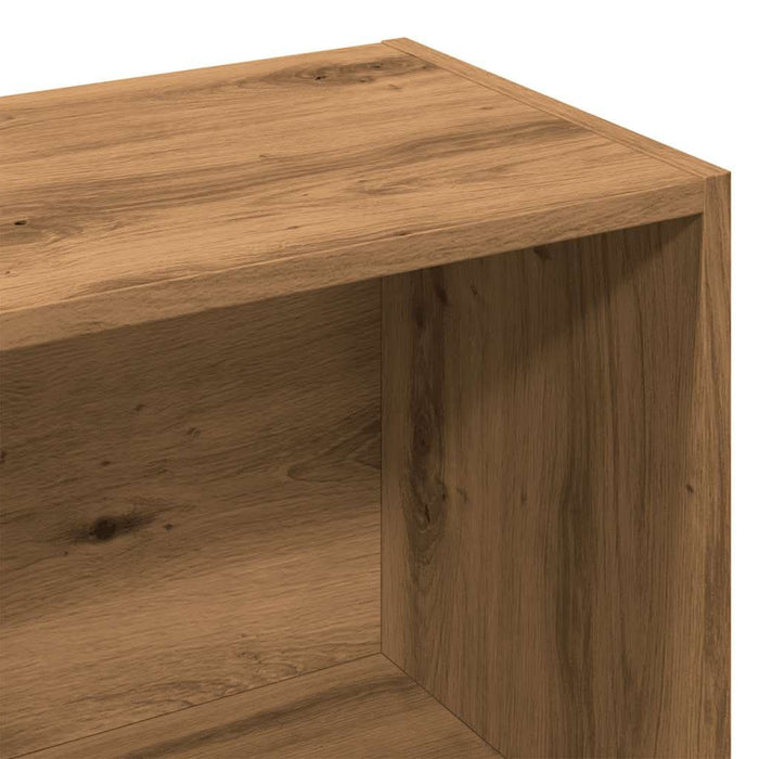 Bibliotecă, stejar artizanal, 98x29x97,5 cm, lemn prelucrat - WALTI WALTI