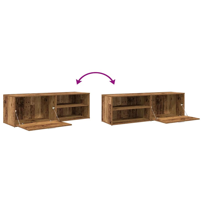 Dulap TV Lemn vechi 120x34x37 cm Lemn prelucrat - WALTI WALTI