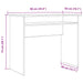 Birou, stejar artizanal, 90x50x74 cm, lemn prelucrat - WALTI WALTI