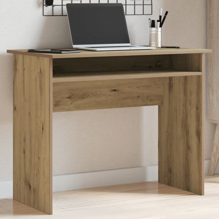 Birou, stejar artizanal, 90x50x74 cm, lemn prelucrat - WALTI WALTI