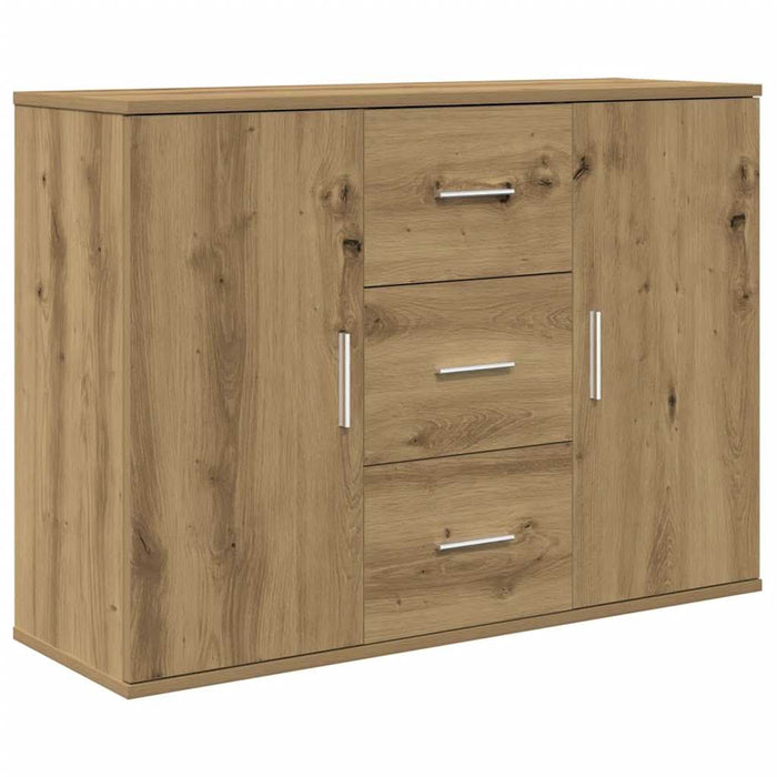 Servantă, stejar artizanal, 90x29,5x65 cm, lemn prelucrat - WALTI WALTI