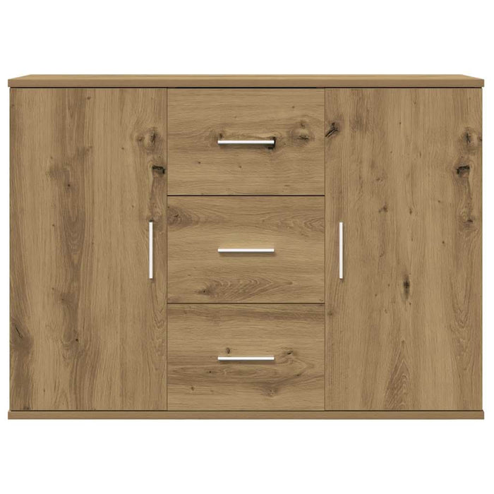 Servantă, stejar artizanal, 90x29,5x65 cm, lemn prelucrat - WALTI WALTI