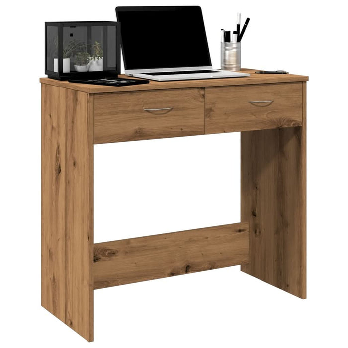 Birou, stejar artizanal, 80x40x75 cm, lemn prelucrat - WALTI WALTI