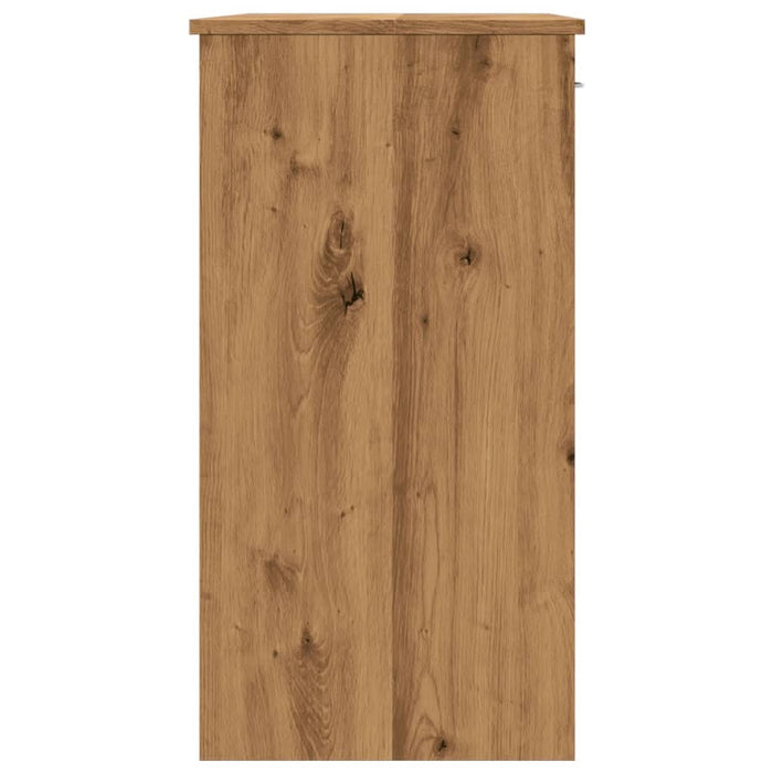 Birou, stejar artizanal, 80x40x75 cm, lemn prelucrat - WALTI WALTI
