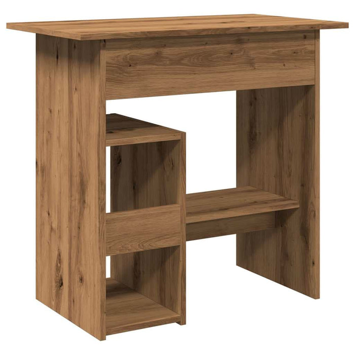 Birou, stejar artizanal, 80x45x74 cm, lemn prelucrat - WALTI WALTI