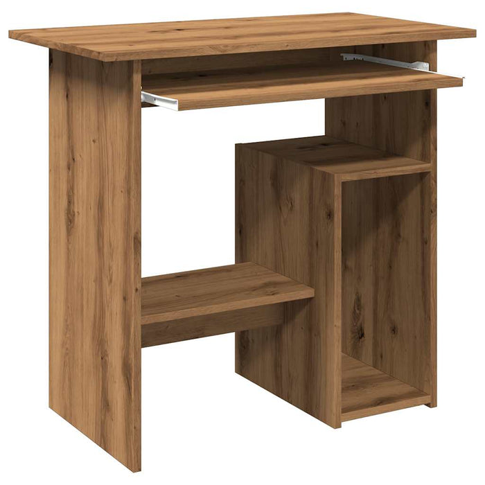 Birou, stejar artizanal, 80x45x74 cm, lemn prelucrat - WALTI WALTI