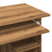 Birou, stejar artizanal, 80x45x74 cm, lemn prelucrat - WALTI WALTI