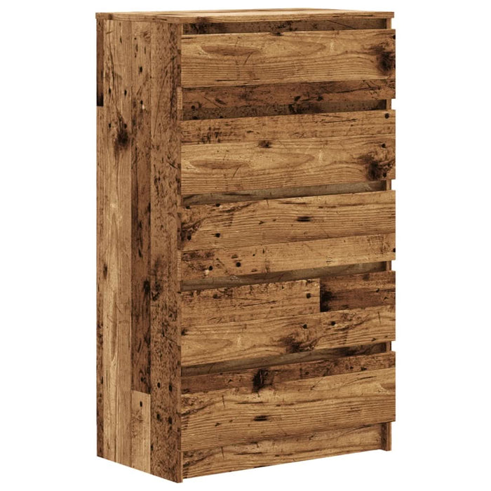Dulap cu sertare, lemn vechi, 60x36x103 cm, lemn prelucrat - WALTI WALTI