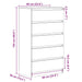 Dulap cu sertare, lemn vechi, 60x36x103 cm, lemn prelucrat - WALTI WALTI