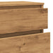 Dulap cu sertar, stejar artizanal, 60x36x103 cm, lemn prelucrat - WALTI WALTI