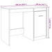 Birou, lemn vechi, 100x50x76 cm, lemn prelucrat - WALTI WALTI