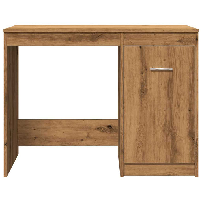 Birou, stejar artizanal, 100x50x76 cm, lemn prelucrat - WALTI WALTI