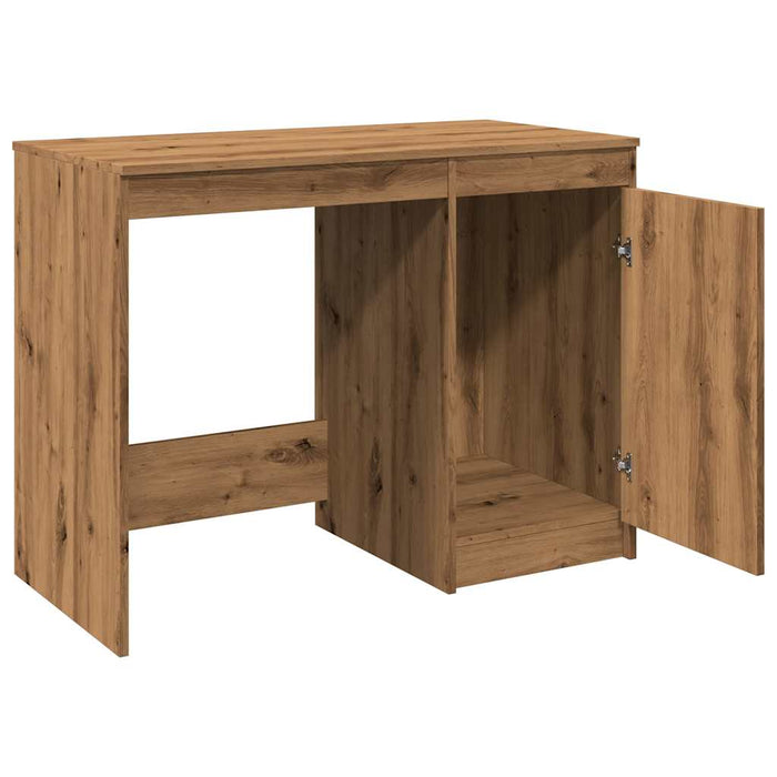Birou, stejar artizanal, 100x50x76 cm, lemn prelucrat - WALTI WALTI