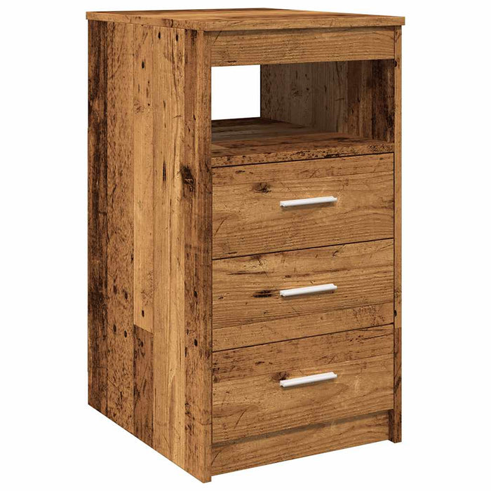 Dulap cu sertare, lemn vechi, 40x50x76 cm, lemn compozit - WALTI WALTI