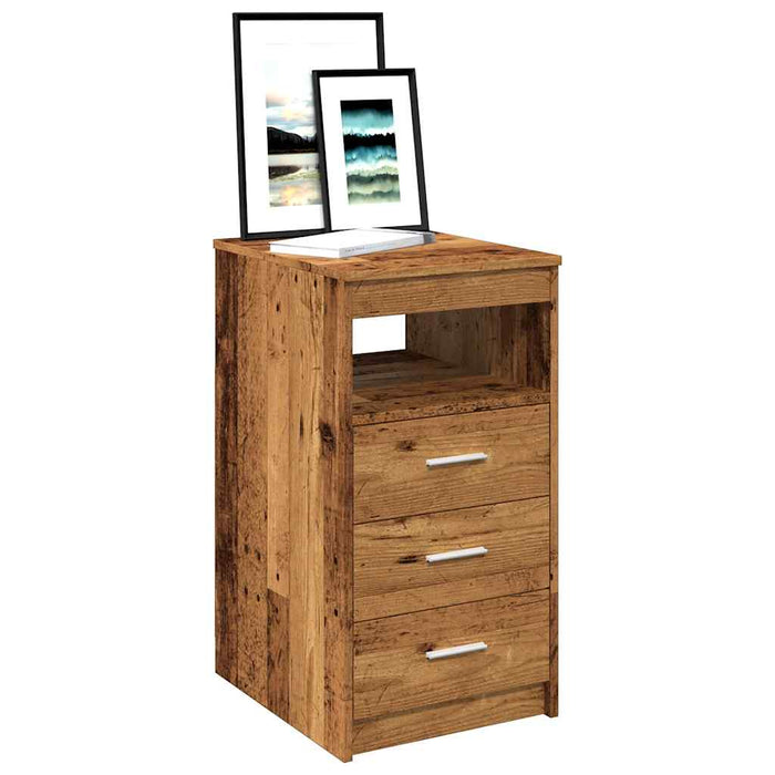 Dulap cu sertare, lemn vechi, 40x50x76 cm, lemn compozit - WALTI WALTI