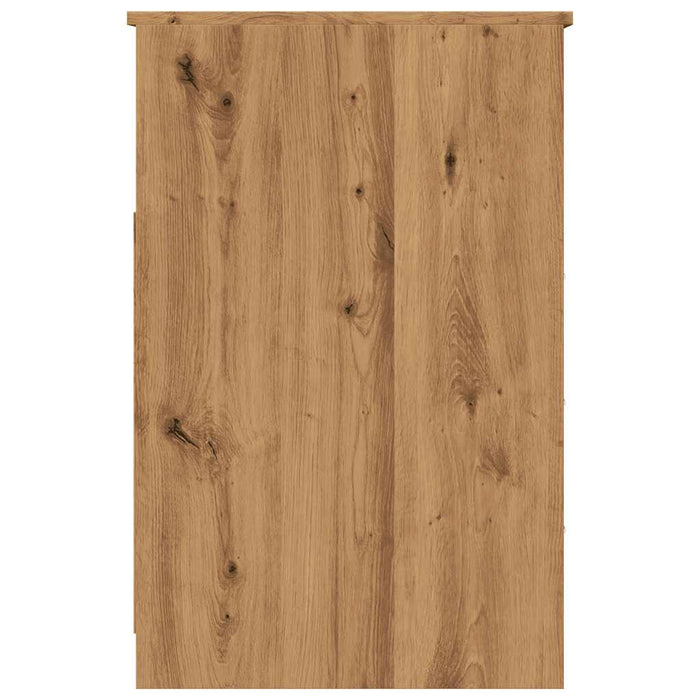 Dulap cu sertar, stejar artizanal, 40x50x76 cm, lemn prelucrat - WALTI WALTI