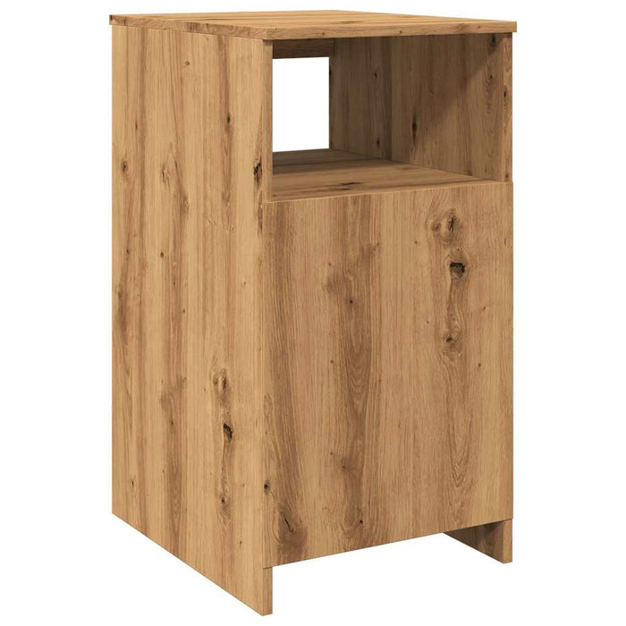 Dulap cu sertar, stejar artizanal, 40x50x76 cm, lemn prelucrat - WALTI WALTI