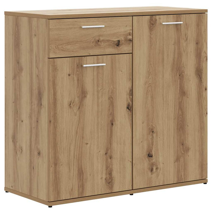 Dulap, stejar artizanal, 80x36x75 cm, lemn prelucrat - WALTI WALTI