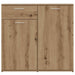 Dulap, stejar artizanal, 80x36x75 cm, lemn prelucrat - WALTI WALTI