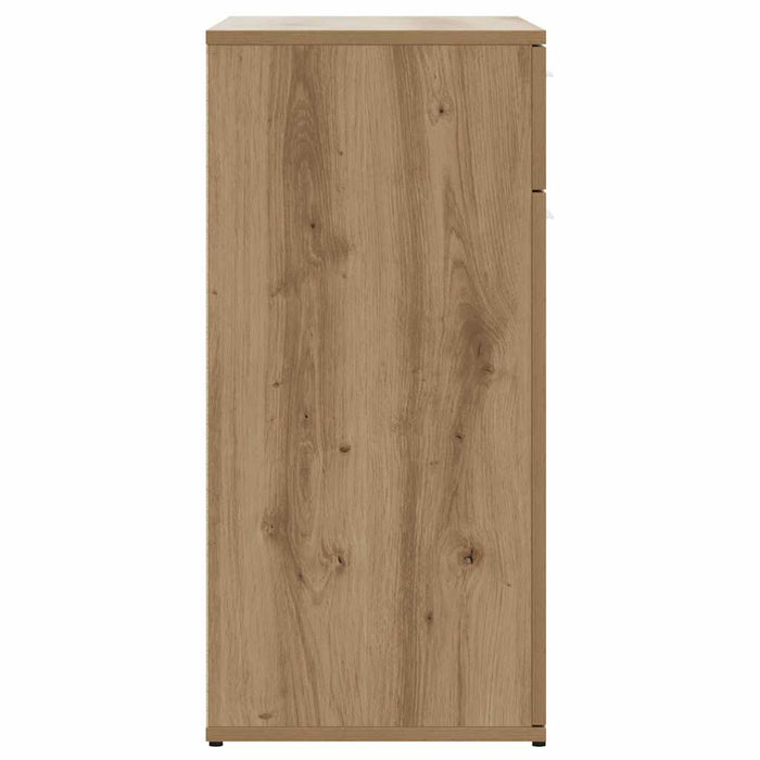 Dulap, stejar artizanal, 80x36x75 cm, lemn prelucrat - WALTI WALTI