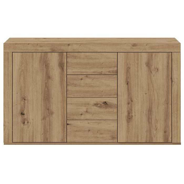 Dulap, stejar artizanal, 120x36x69 cm, lemn prelucrat WALTI