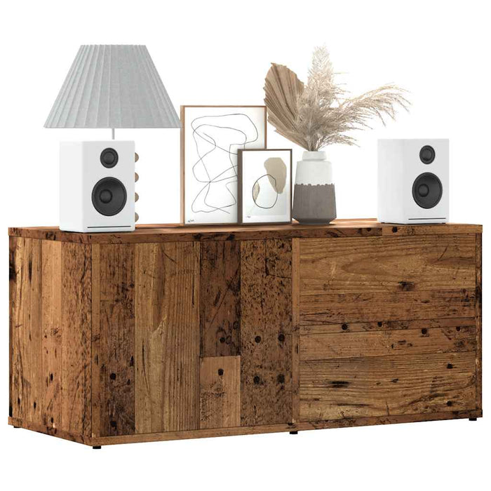Dulap TV Lemn vechi 80x34x35,5 cm Lemn prelucrat - WALTI WALTI