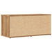 Comodă TV, stejar artizanal, 80x34x35,5 cm, lemn prelucrat - WALTI WALTI