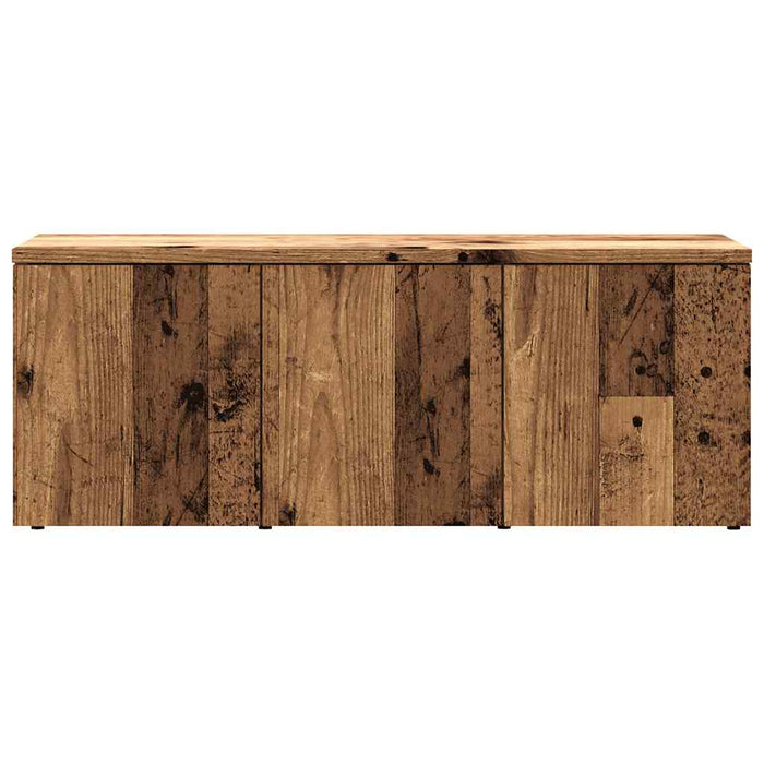 Comodă TV, lemn vechi, 80x34x30 cm, PAL - WALTI WALTI