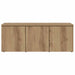 Dulap TV, stejar artizanal, 80x34x30 cm, lemn prelucrat - WALTI WALTI