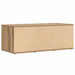 Dulap TV, stejar artizanal, 80x34x30 cm, lemn prelucrat - WALTI WALTI