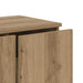 Dulap TV, stejar artizanal, 80x34x30 cm, lemn prelucrat - WALTI WALTI