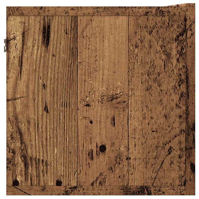 Dulap TV de perete, lemn vechi, 80x30x30 cm, lemn prelucrat - WALTI WALTI