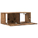 Dulap TV de perete, lemn vechi, 80x30x30 cm, lemn prelucrat - WALTI WALTI