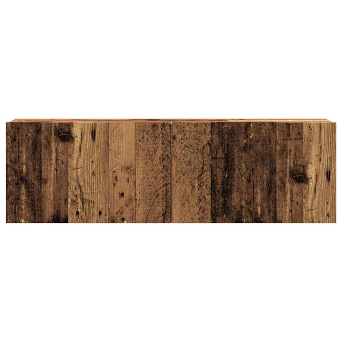 Dulap TV de perete, lemn vechi, 100x30x30 cm, lemn prelucrat - WALTI WALTI
