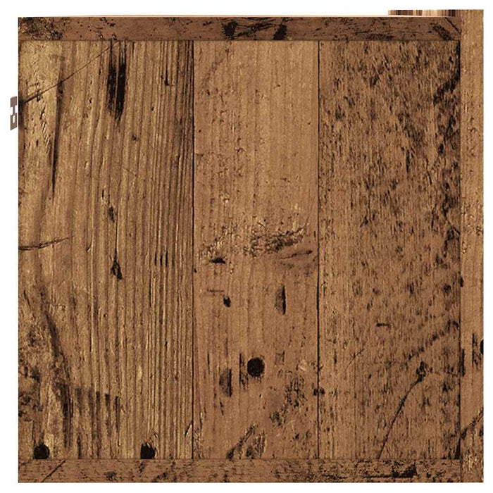 Dulap TV de perete, lemn vechi, 100x30x30 cm, lemn prelucrat - WALTI WALTI