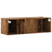 Dulap TV de perete, lemn vechi, 100x30x30 cm, lemn prelucrat - WALTI WALTI