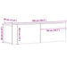 Dulap TV perete, stejar artizanal, 100x30x30 cm, lemn prelucrat - WALTI WALTI