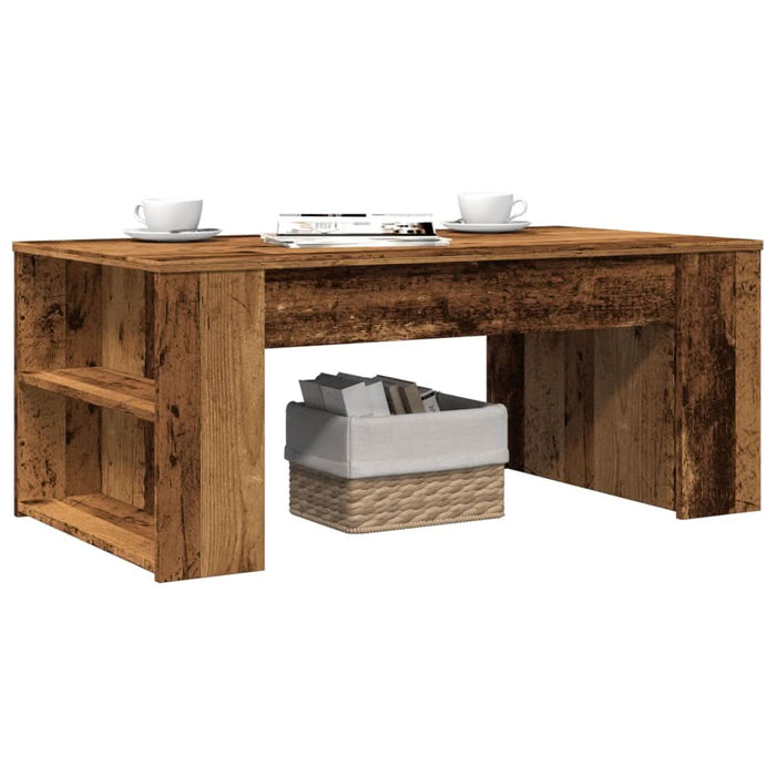 Măsuță de cafea, lemn vechi, 102x55x42 cm, lemn prelucrat - WALTI WALTI