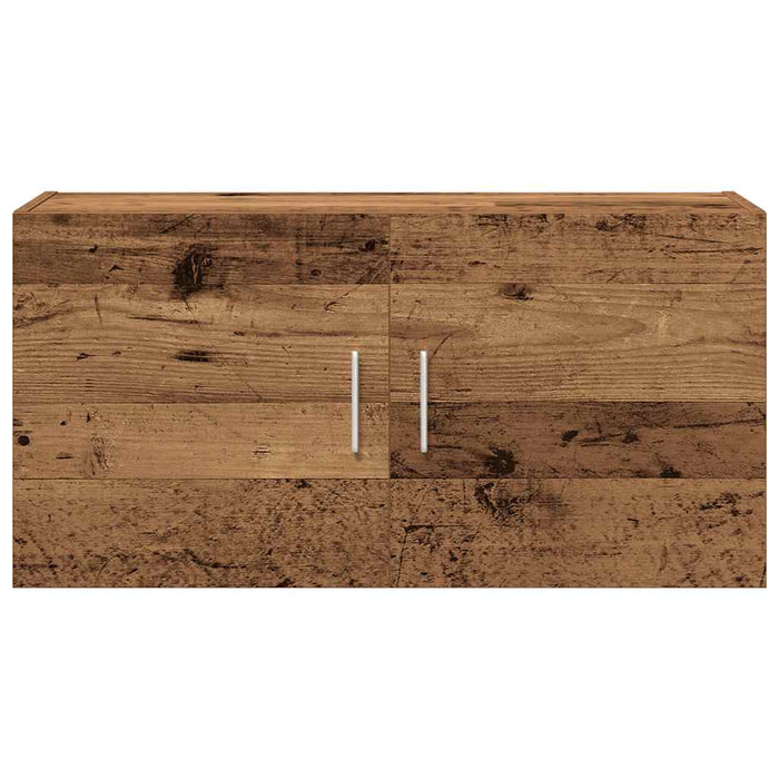 Dulap de perete din lemn vechi 80x39x40 cm din lemn prelucrat - WALTI WALTI