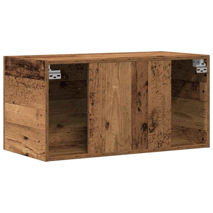 Dulap de perete din lemn vechi 80x39x40 cm din lemn prelucrat - WALTI WALTI