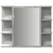 Dulap de baie cu oglindă, gri beton, 80 x 20,5 x 64 cm, PAL - WALTI WALTI