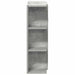 Dulap de baie cu oglindă, gri beton, 80 x 20,5 x 64 cm, PAL - WALTI WALTI