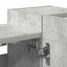 Dulap de baie cu oglindă, gri beton, 80 x 20,5 x 64 cm, PAL - WALTI WALTI
