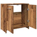 Dulap pentru chiuvetă baie lemn vechi 60x33x60cm lemn prelucrat - WALTI WALTI