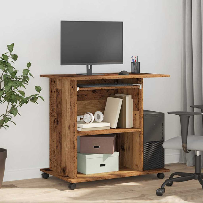 Birou pentru computer lemn vechi 80x50x75 cm din lemn prelucrat - WALTI WALTI